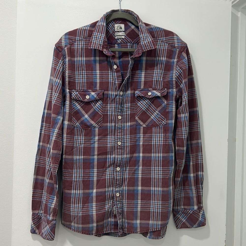 Men’s Quicksilver size medium flannel button down shirt.
